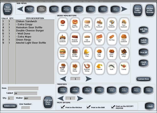 RESTAURANT MAID software