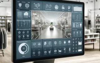Advanced POS system in a retail store showcasing efficiency features
