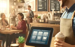 Coffee shop software enhancing customer loyalty