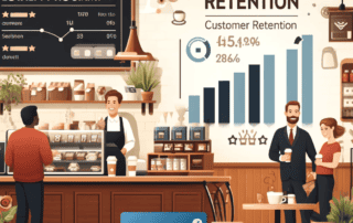 Loyalty program boosting customer retention and sales growth in a coffee shop