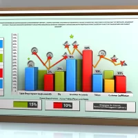 Graph showing the impact of restaurant management software on efficiency and customer satisfaction.