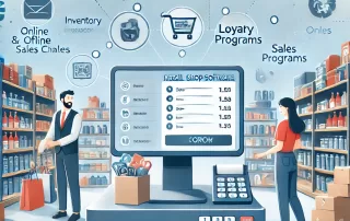 Retail shop software enhancing inventory management and customer experience
