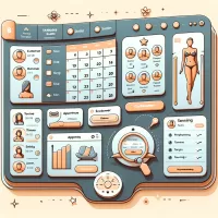 Tanning salon software interface displaying appointment scheduling and customer management features.