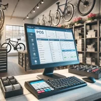 Interactive POS system in a bicycle shop