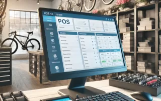 Interactive POS system in a bicycle shop