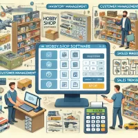 Hobby shop software improving efficiency and sales in a hobby store