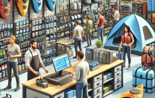 Outdoor equipment store software enhancing efficiency and customer satisfaction