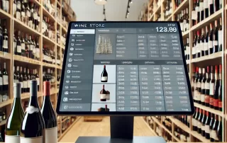 Wine store software inventory management system in action