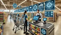 Kroger POS Software system enhancing checkout and inventory efficiency in grocery retail