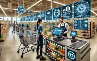 Kroger POS Software system enhancing checkout and inventory efficiency in grocery retail
