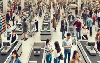 Opening more checkout lines in a retail store to reduce customer wait times and improve satisfaction