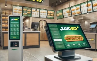 Subway POS System with PAR EverServ technology for fast-food efficiency