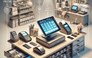 Step-by-step guide for Aloha POS hardware setup including printers, cash drawers, and card readers for seamless operations.