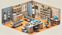 Chiropractic practice setup guide with equipment, space planning, and POS software integration